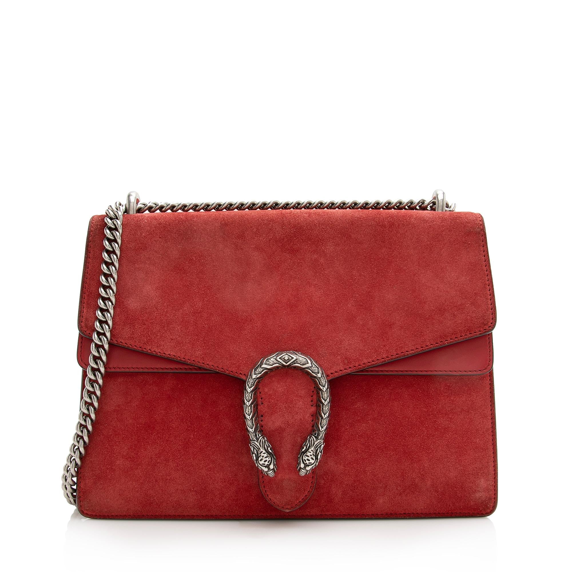 Gucci Suede Dionysus Medium Shoulder Bag (SHF-22817)