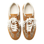 Gucci Suede GG Canvas G75 Sneakers - Size 6.5 / 36.5