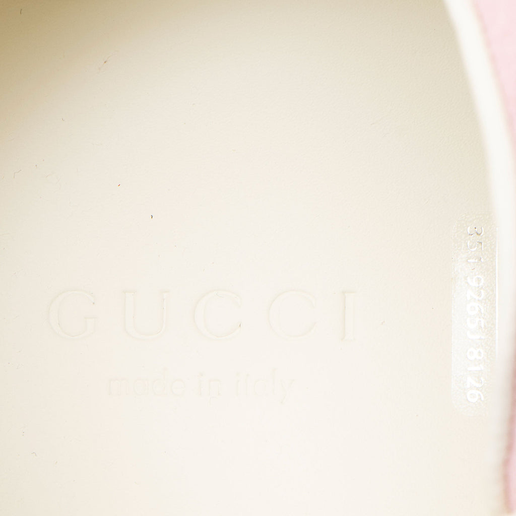 Gucci Suede GG Canvas G75 Sneakers - Size 6.5 / 36.5