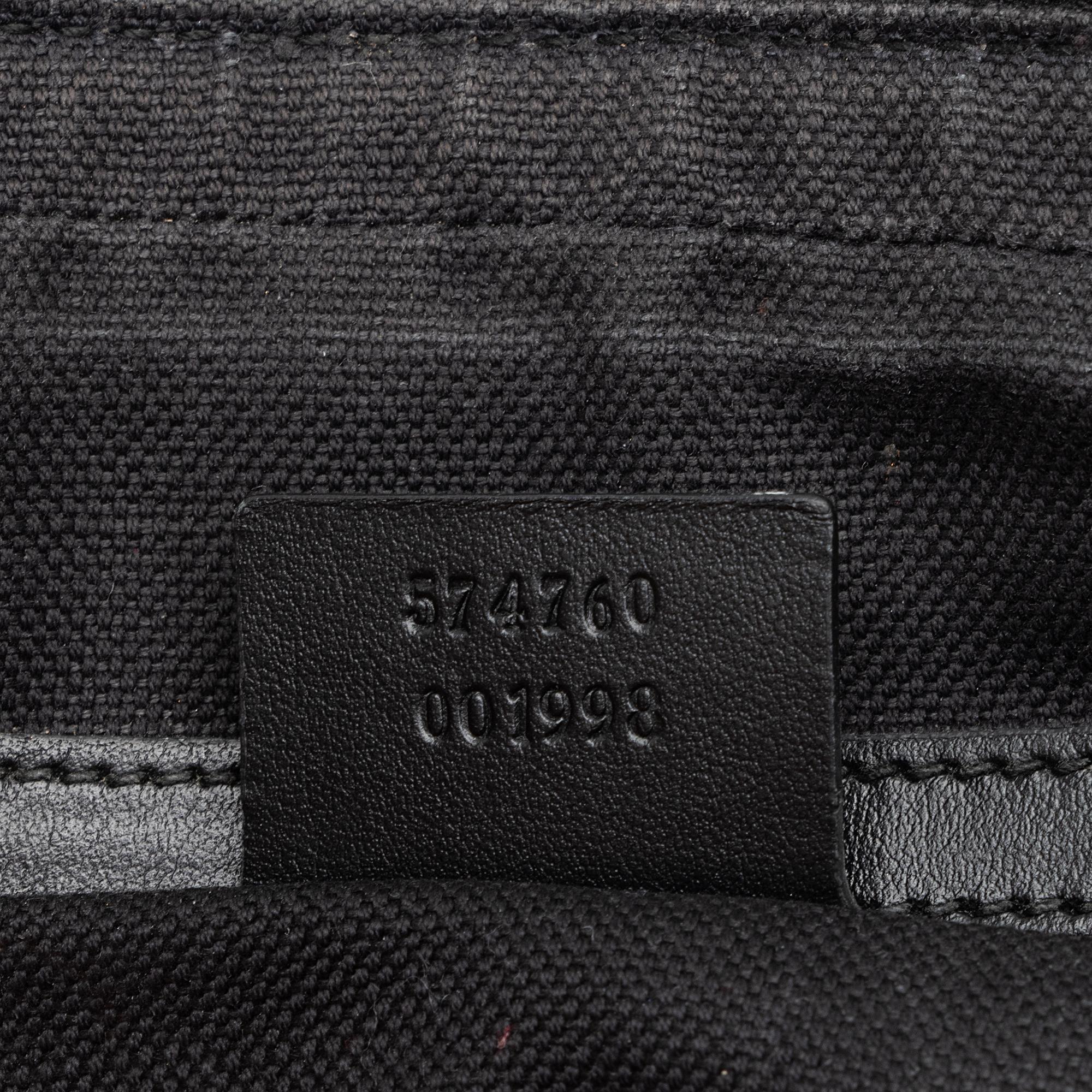 Gucci Suede Interlocking G Morpheus Messenger Bag (SHF-23645)