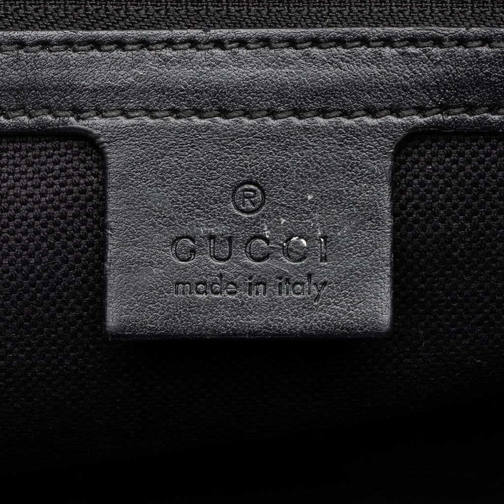 Gucci Suede Interlocking G Morpheus Messenger Bag (SHF-23645)