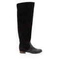 Gucci Suede Leather Bamboo Heel Knee High Boots - Size 6 / 36