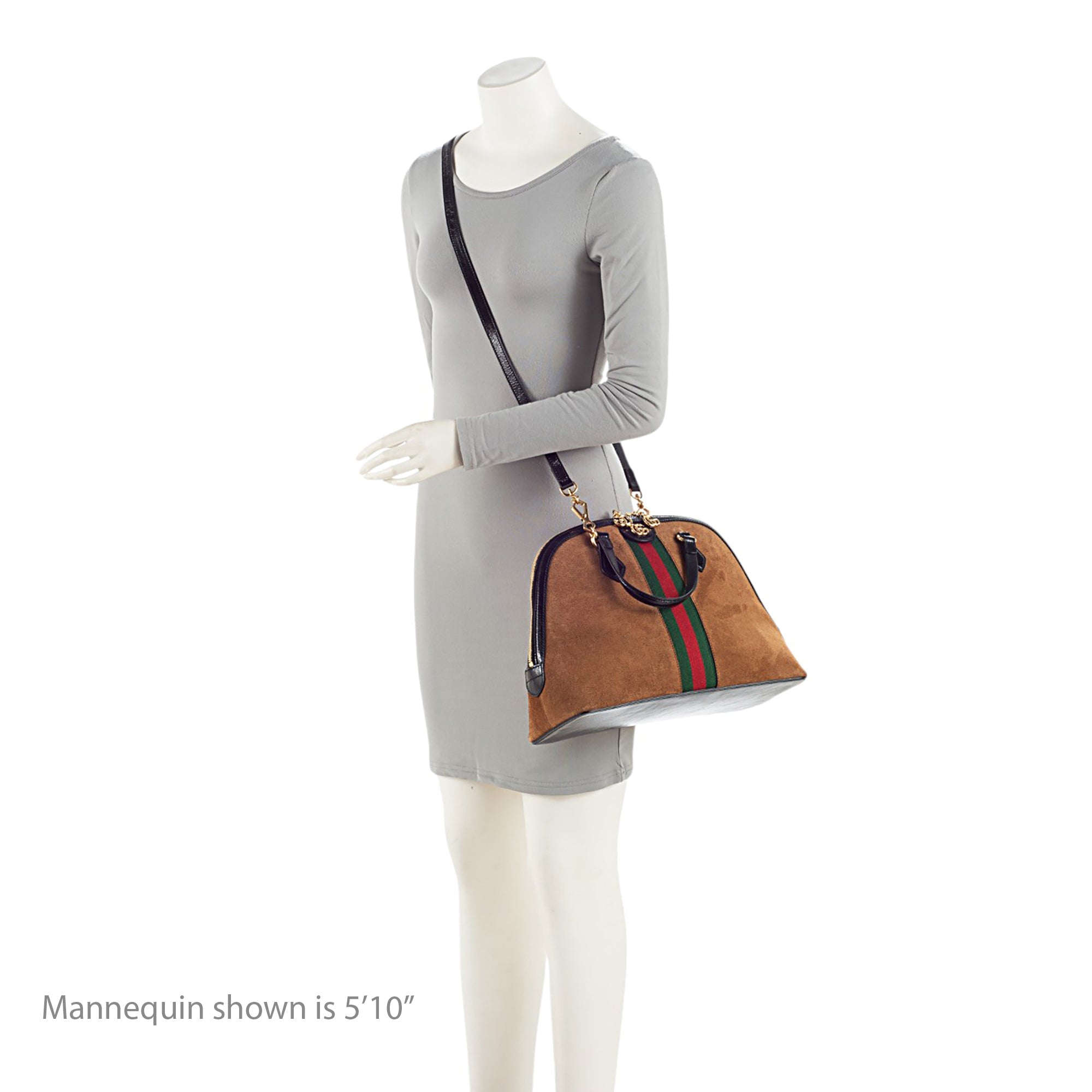 Gucci Suede Ophidia Dome Medium Satchel (SHF-SwVXHC)