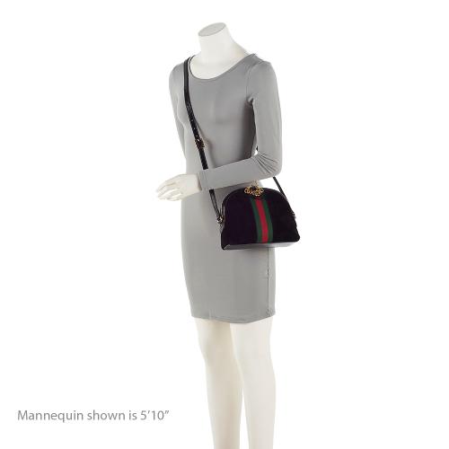 Gucci Suede Ophidia Dome Small Shoulder Bag (SHF-23744)
