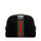 Gucci Suede Ophidia Dome Small Shoulder Bag (SHF-CFe9gy)