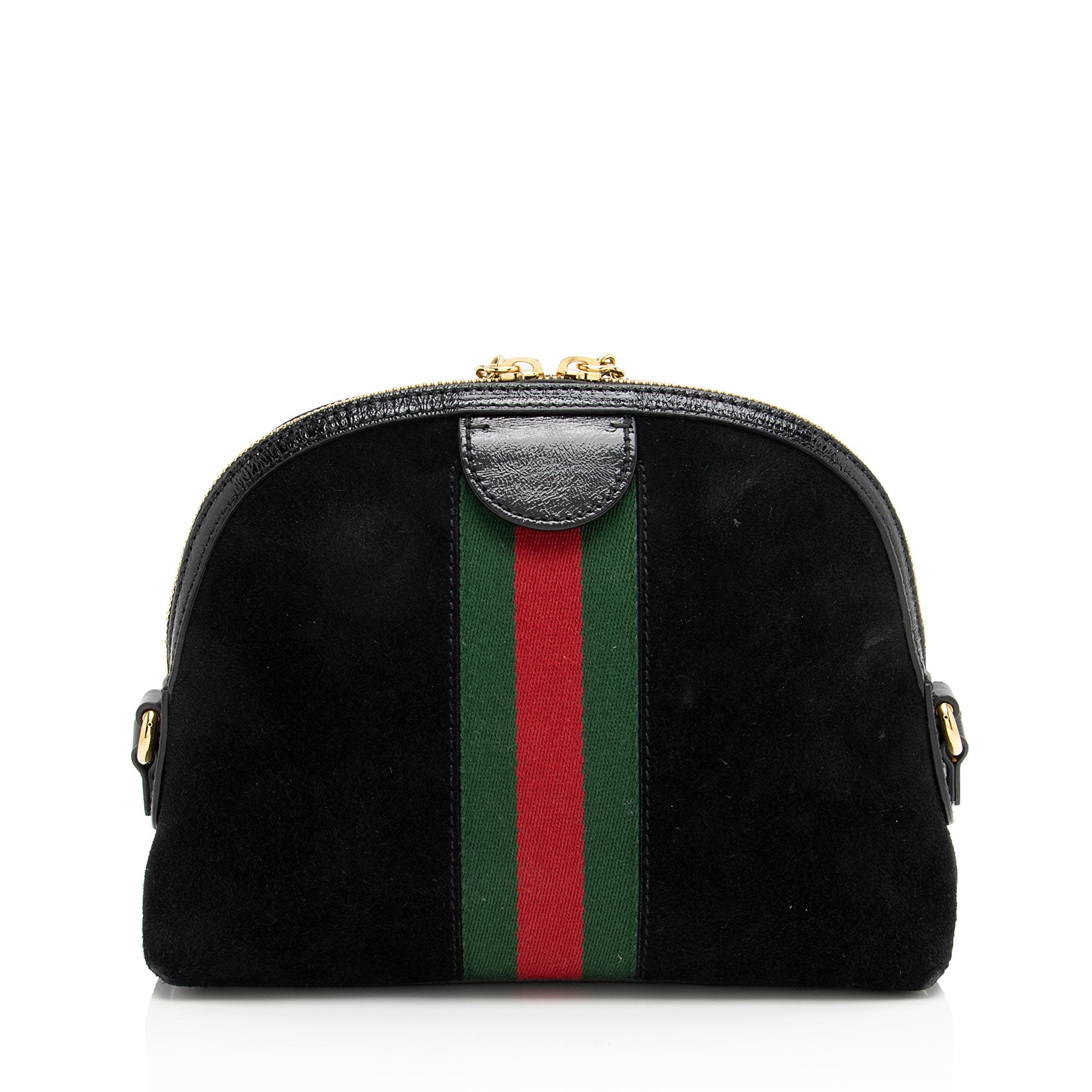 Gucci Suede Ophidia Dome Small Shoulder Bag (SHF-CFe9gy)