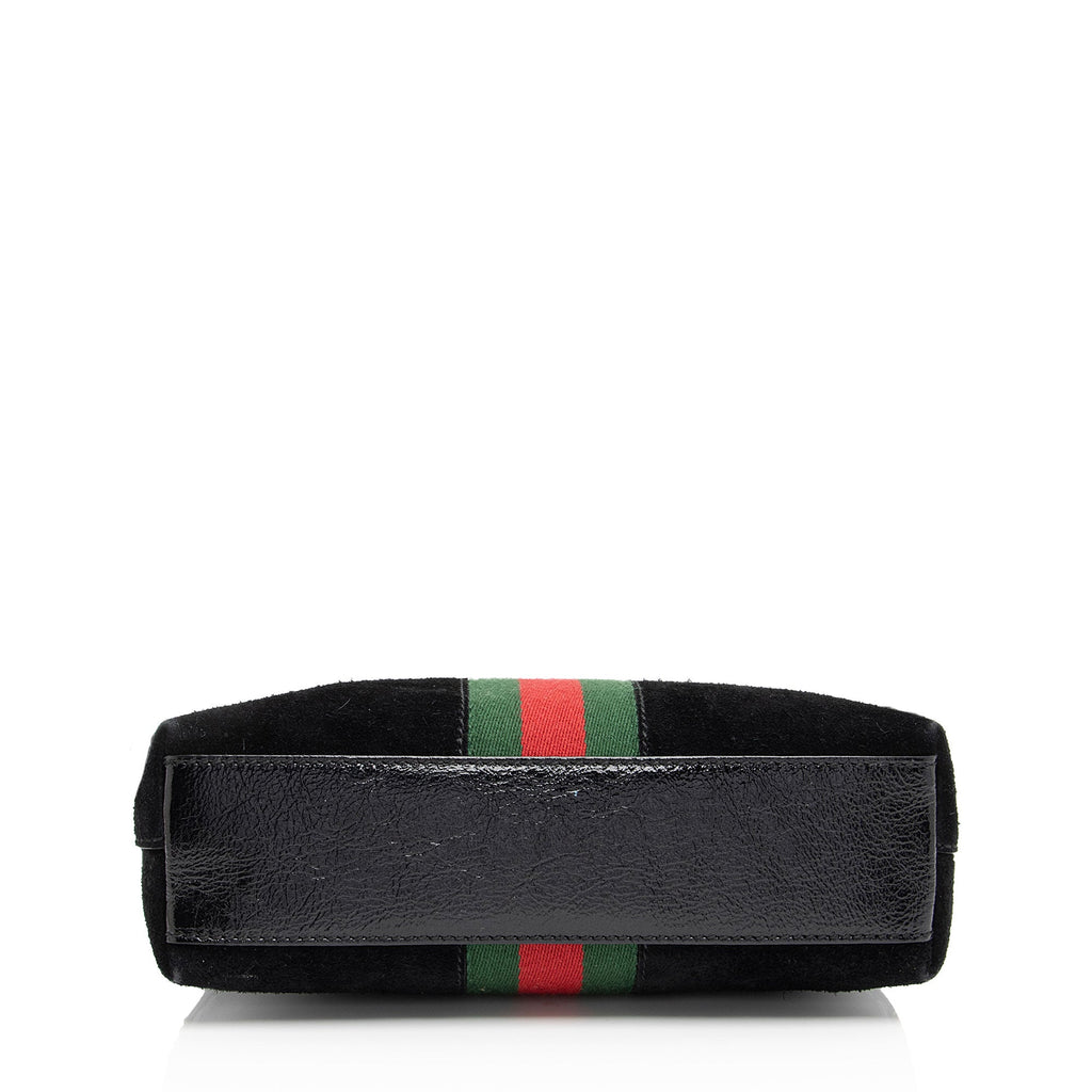 Gucci Suede Ophidia Dome Small Shoulder Bag (SHF-CFe9gy)