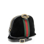 Gucci Suede Ophidia Dome Small Shoulder Bag