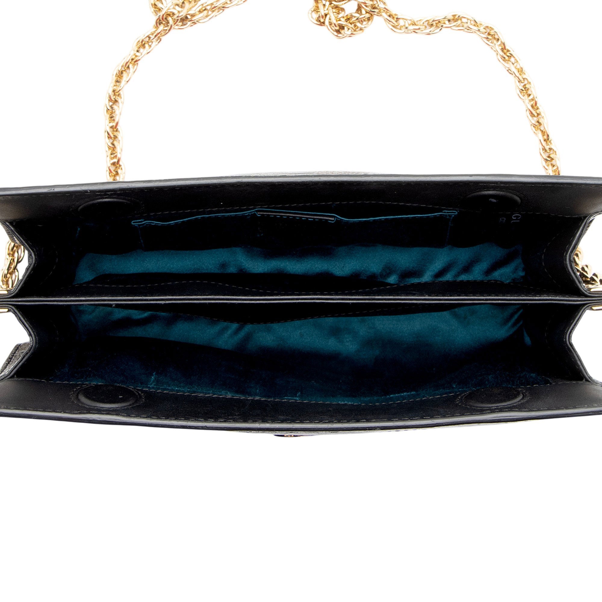 Gucci Suede Ophidia Medium Chain Shoulder Bag