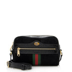 Gucci Suede Ophidia Mini Crossbody Bag (SHF-21574)