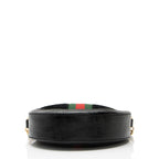 Gucci Suede Ophidia Round Mini Shoulder Bag