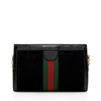 Gucci Suede Ophidia Small Shoulder Bag (SHF-20827)