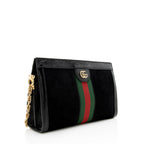 Gucci Suede Ophidia Small Shoulder Bag (SHF-20827)