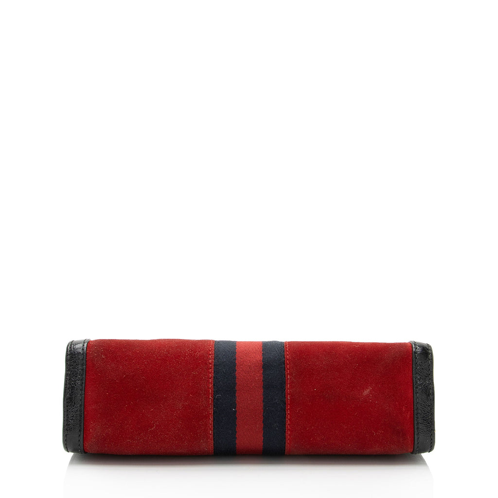 Gucci Suede Ophidia Small Shoulder Bag (SHF-BWJZkP)