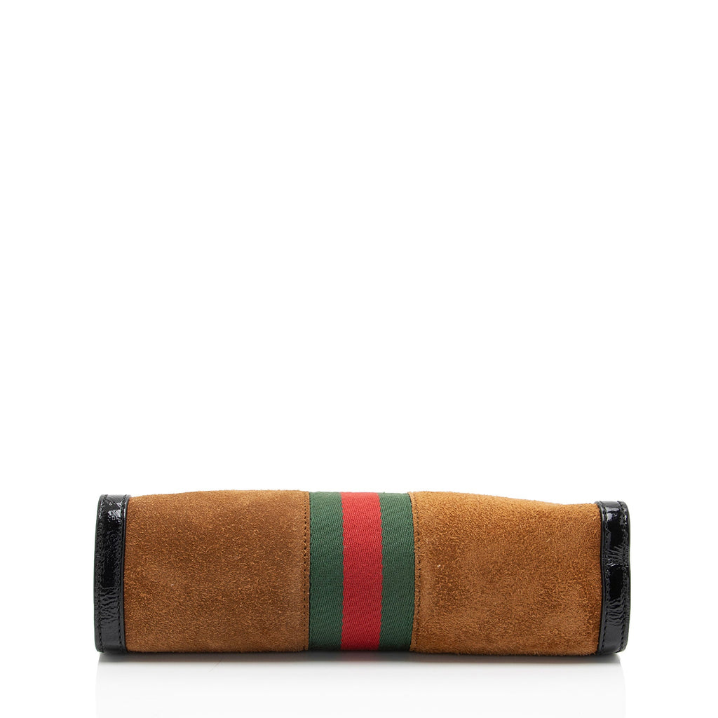 Gucci Suede Ophidia Small Shoulder Bag (SHF-1rb87i)