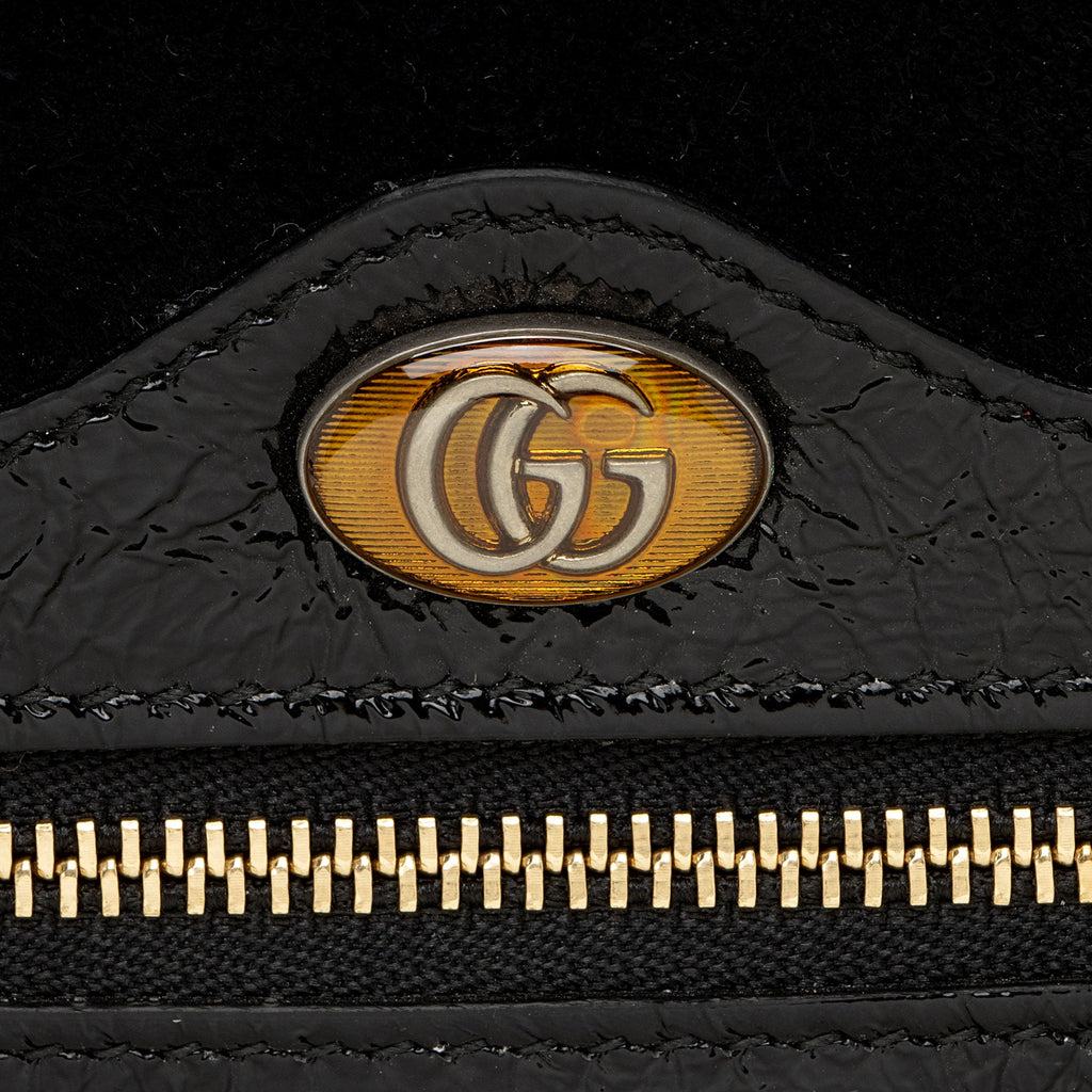 Gucci Suede Ophidia Zip Pouch (SHF-6RTERn)
