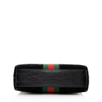 Gucci Suede Patent Leather Ophidia Dome Small Shoulder Bag (SHF-19215)