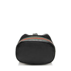 Gucci Suede Patent Leather Ophidia Mini Bucket Bag (SHF-2h2Hru)