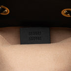 Gucci Suede Patent Leather Ophidia Small Bucket Bag