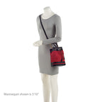 Gucci Suede Patent Leather Ophidia Small Bucket Bag