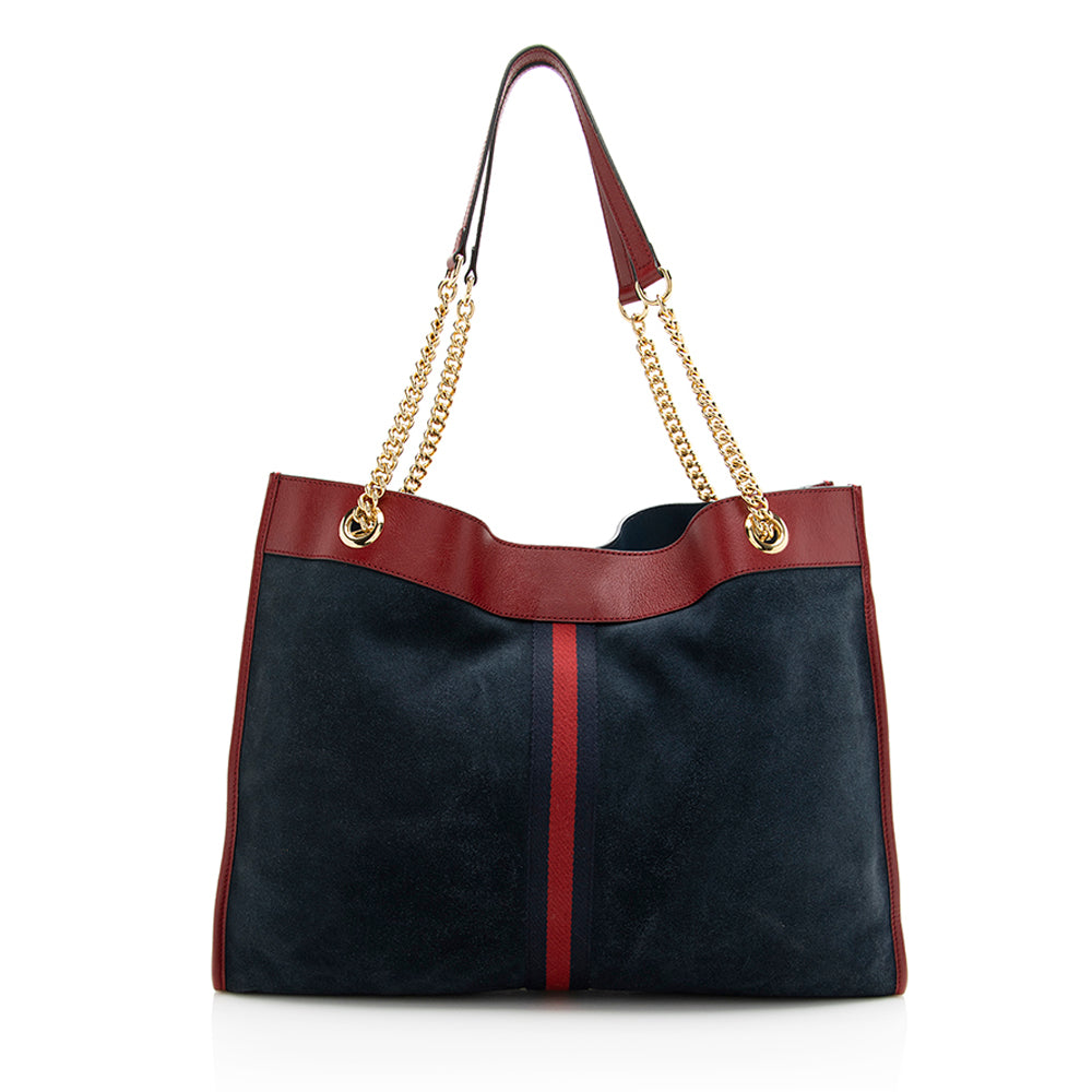 Gucci Suede Rajah Large Tote (SHF-19789)