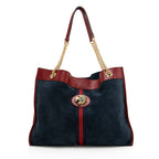 Gucci Suede Rajah Large Tote (SHF-19789)