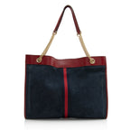 Gucci Suede Rajah Large Tote (SHF-22170)