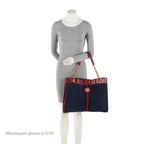 Gucci Suede Rajah Large Tote (SHF-22170)