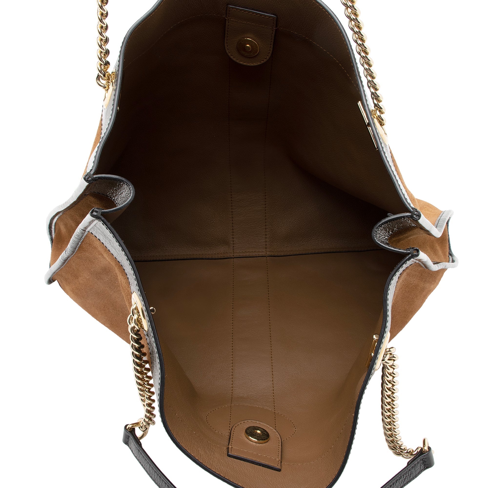 Gucci Suede Rajah Large Tote (SHF-22508)