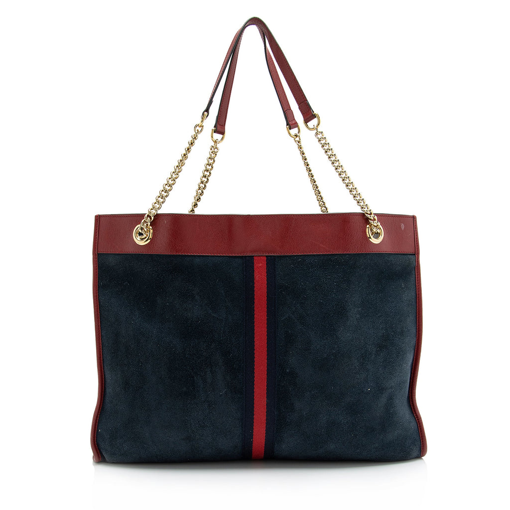 Gucci Suede Rajah Large Tote (SHF-23682)
