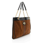 Gucci Suede Rajah Large Tote (SHF-Xhkc0H)