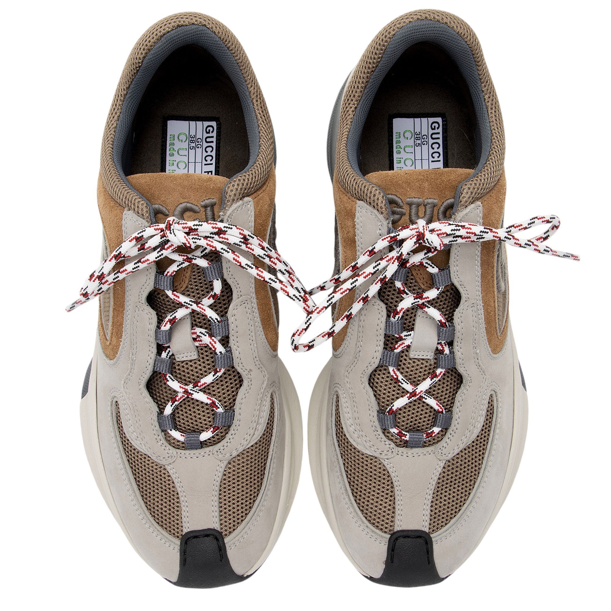 Gucci Suede Interlocking G Run Sneakers - Size 8.5 / 38.5 (SHF-ypaGUY)