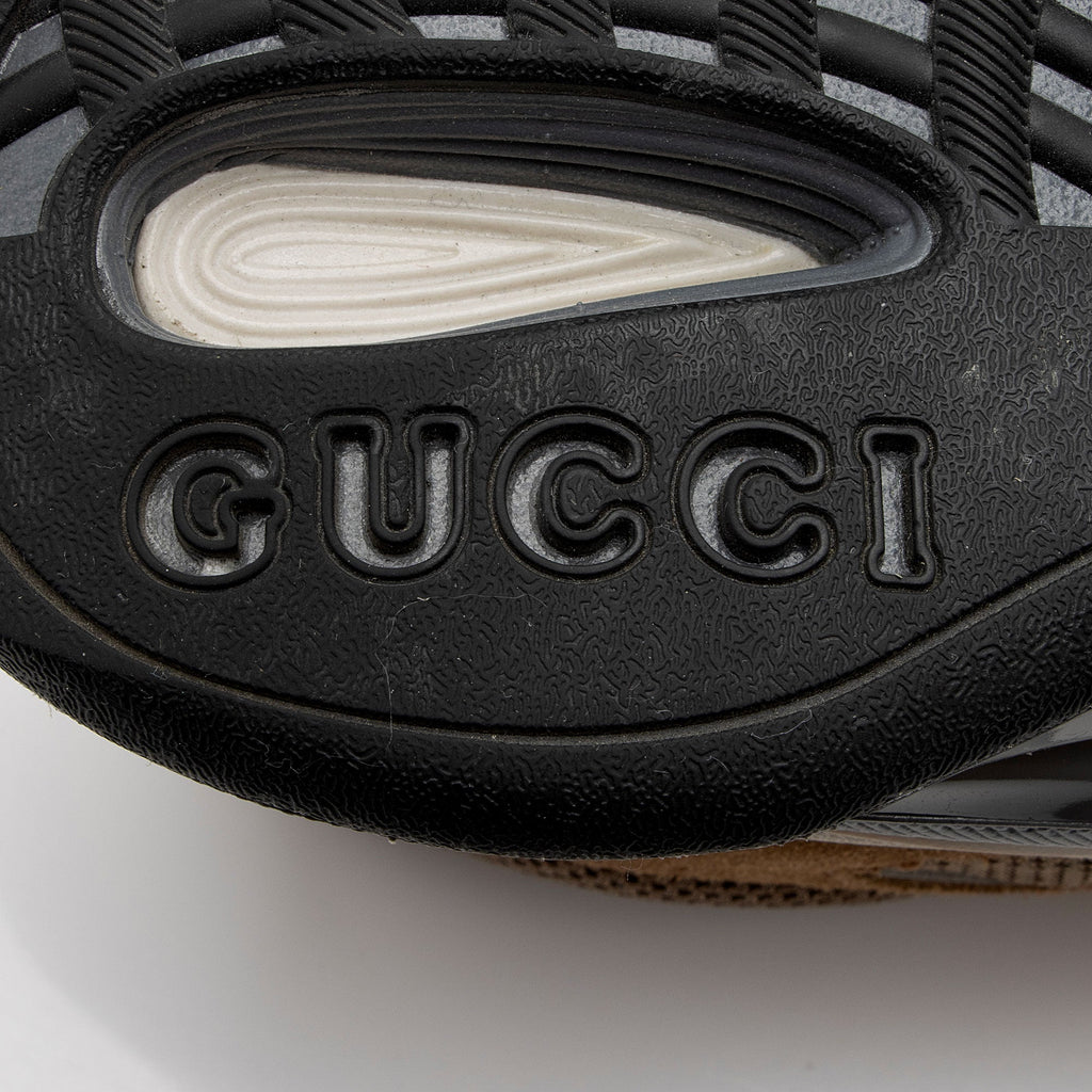 Gucci Suede Interlocking G Run Sneakers - Size 8.5 / 38.5 (SHF-ypaGUY)