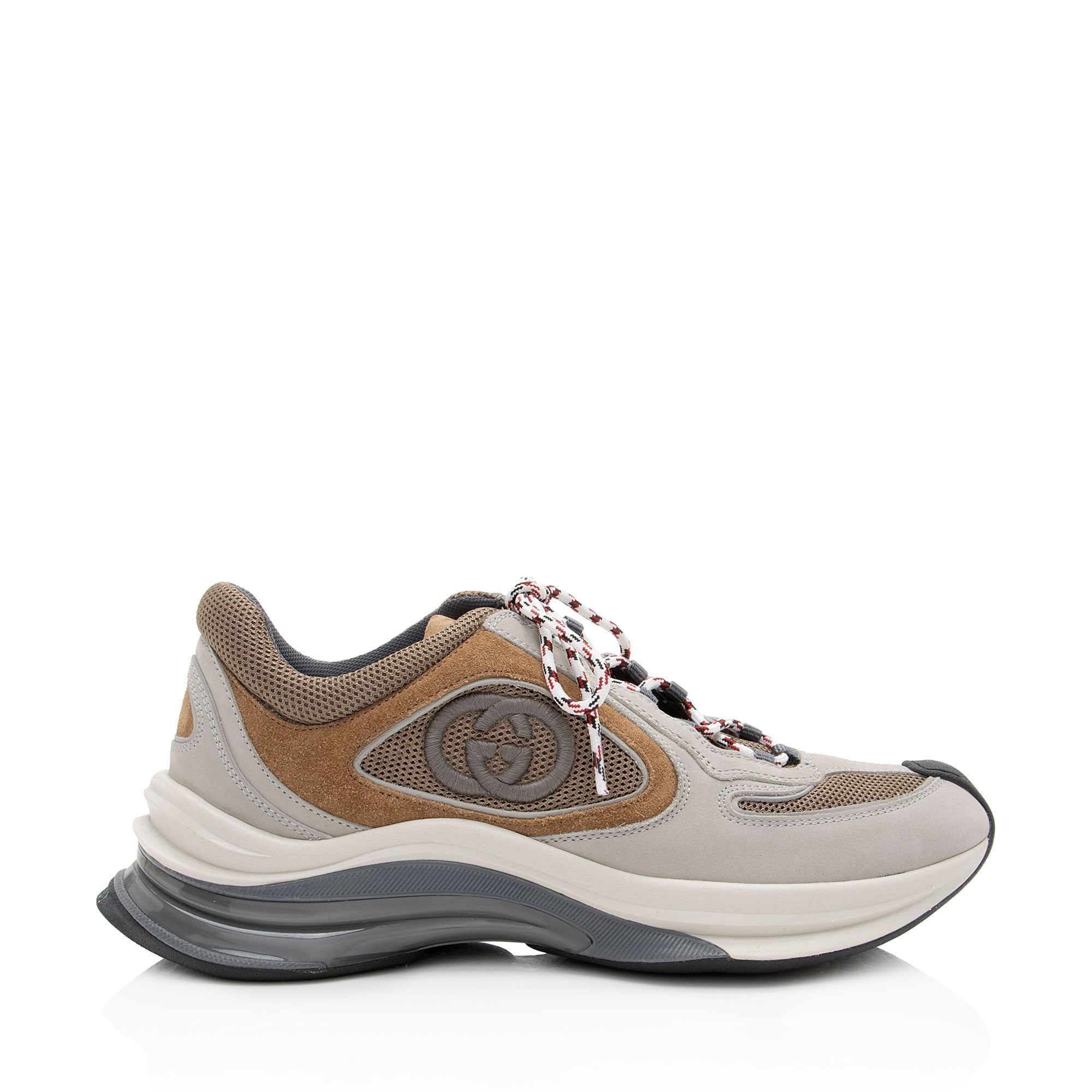 Gucci Suede Interlocking G Run Sneakers - Size 8.5 / 38.5 (SHF-ypaGUY)