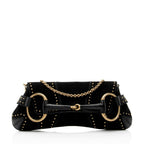 Gucci Suede Studded Horsebit Clutch (SHF-myTX76)