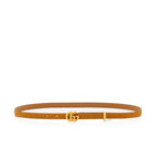 Gucci Suede Torchon GG Skinny Belt - Size 32 / 80 (SHF-mlHMGz)