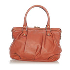 Gucci Sukey Leather Satchel (SHG-31945)