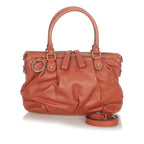 Gucci Sukey Leather Satchel (SHG-31945)
