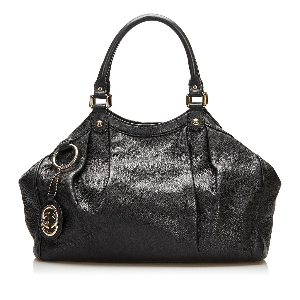 Gucci Sukey Leather Tote Bag (SHG-35565)