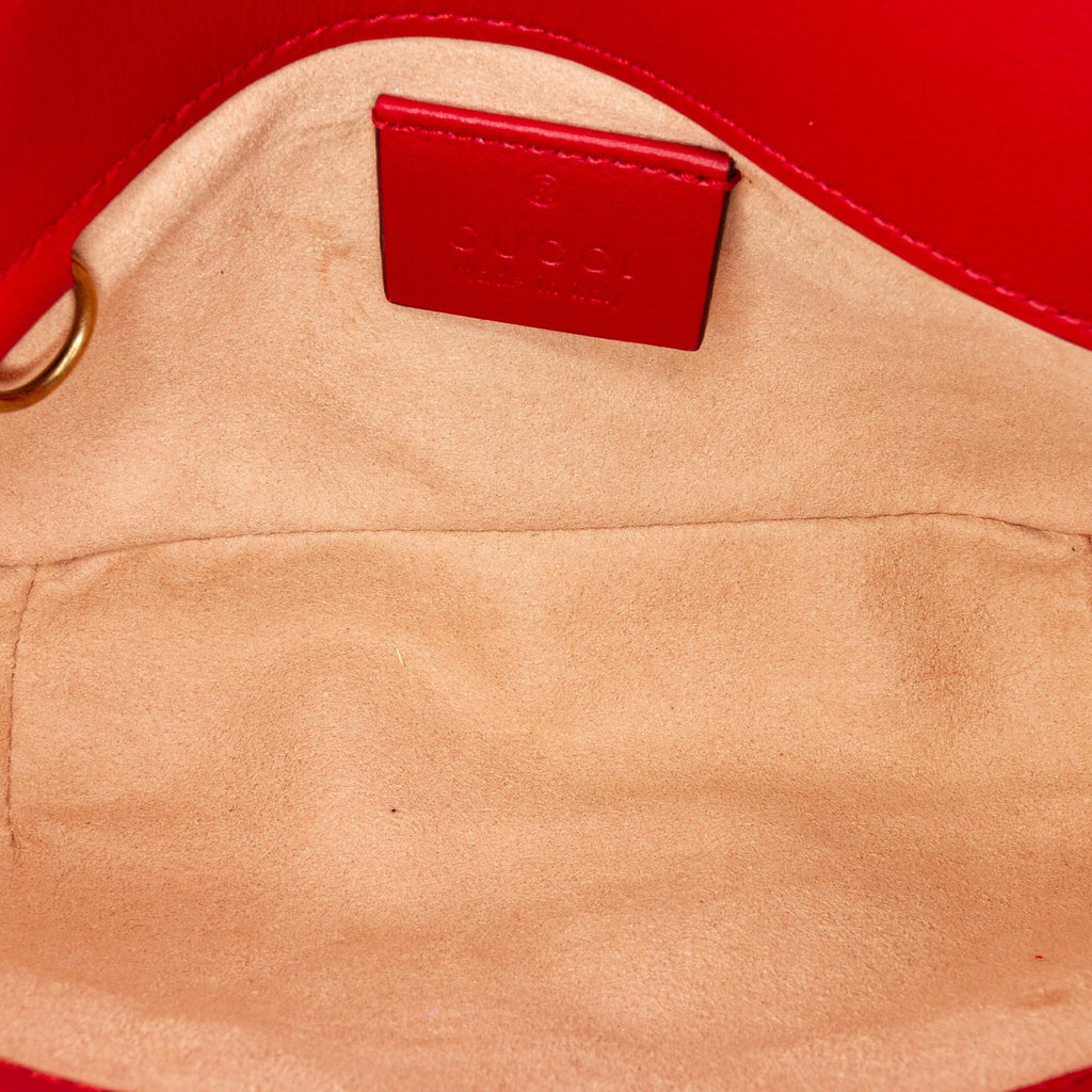 Gucci Super Mini GG Marmont Leather Crossbody Bag (SHG-34950)