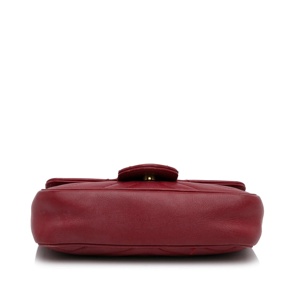 Gucci Super Mini GG Marmont Matelasse Crossbody Bag