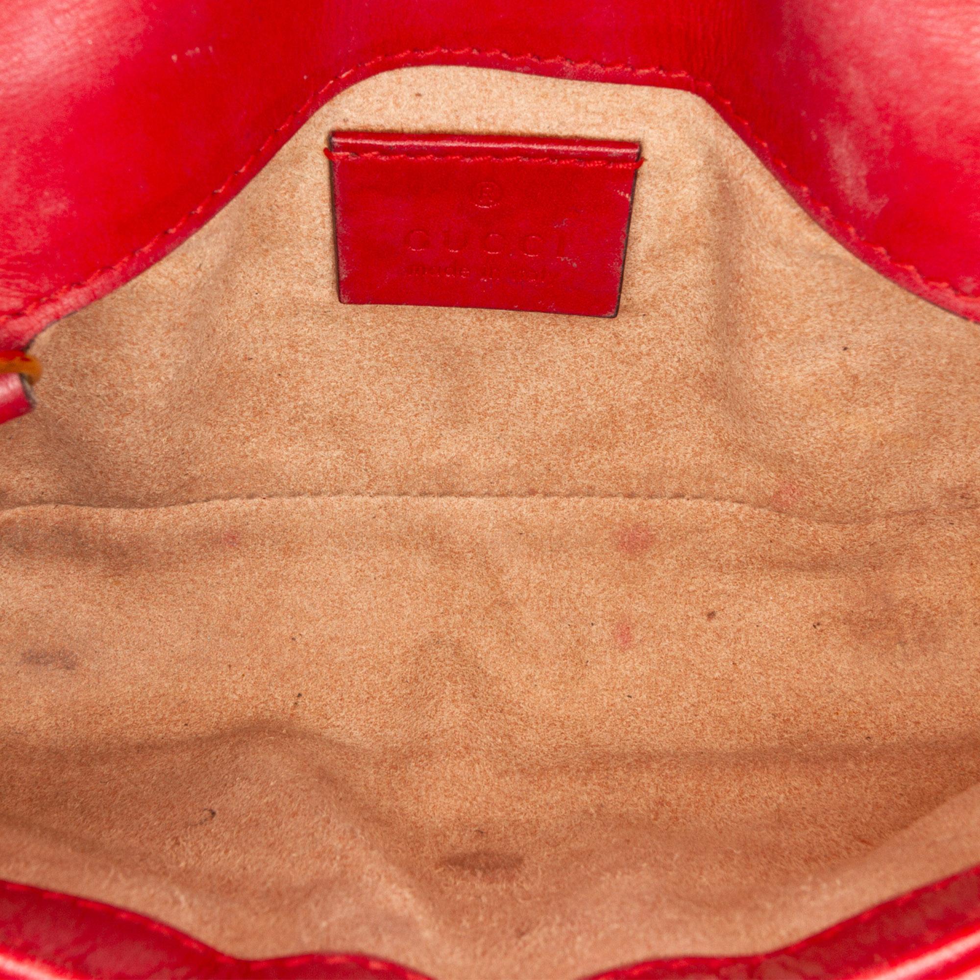 Gucci Super Mini GG Marmont Matelasse Crossbody Bag