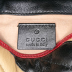 Gucci Super Mini GG Marmont Matelasse Leather Torchon Flap Crossbody
