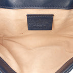 Gucci Super Mini GG Marmont Matelasse Leather Torchon Flap Crossbody