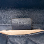 Gucci Super Mini GG Marmont Matelasse Leather Torchon Flap Crossbody