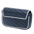 Gucci Super Mini GG Marmont Matelasse Leather Torchon Flap Crossbody
