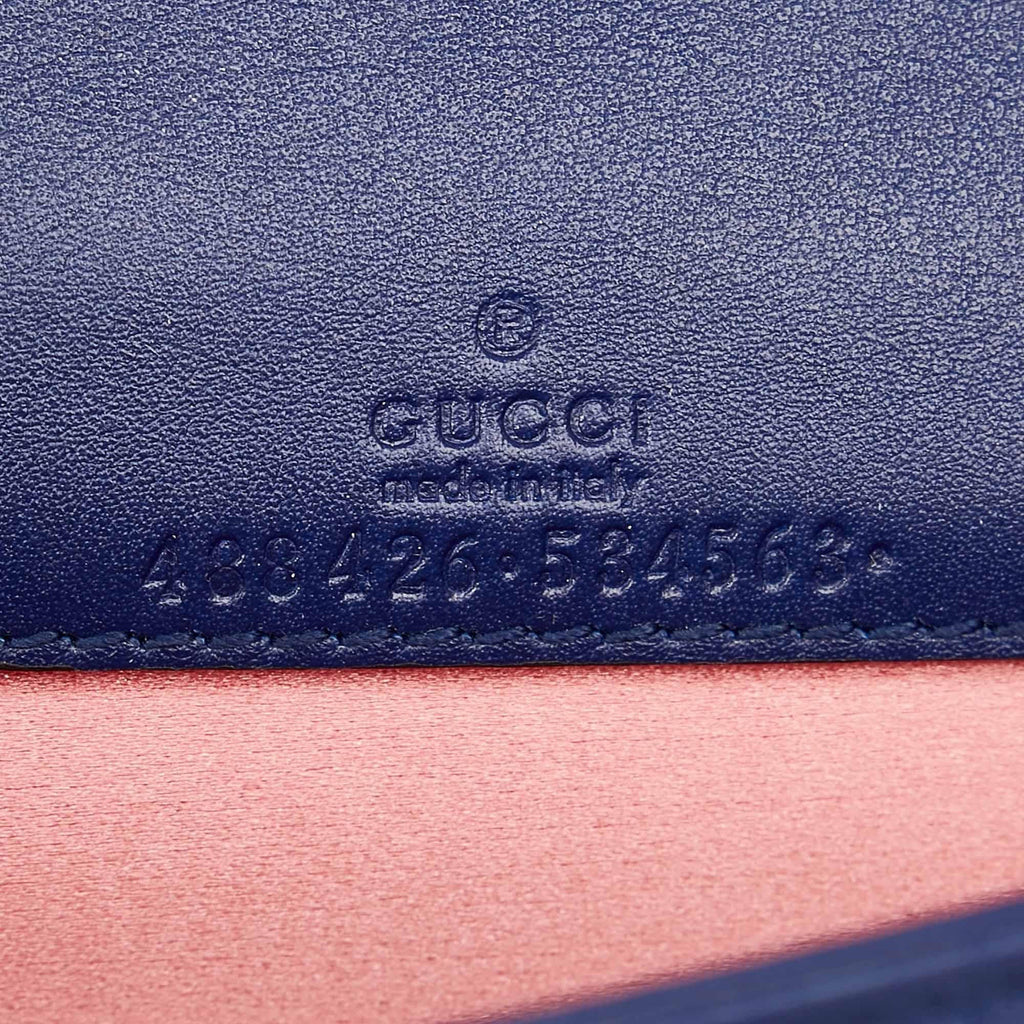 Gucci Super Mini GG Marmont Velvet Crossbody Bag (SHG-32500)