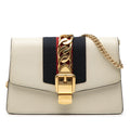 Gucci Super Mini Leather Sylvie Chain Crossbody