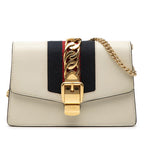 Gucci Super Mini Leather Sylvie Chain Crossbody