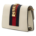 Gucci Super Mini Leather Sylvie Chain Crossbody